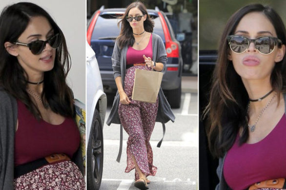 Brzuszek Megan Fox jest już naprawdę ogromny! (FOTO)