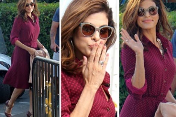 Eva Mendes w sukience Eva Mendes dla New York & Company