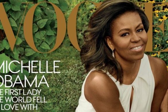 Michelle Obama w kreacji od Caroliny Herrery na okładce Vogue!