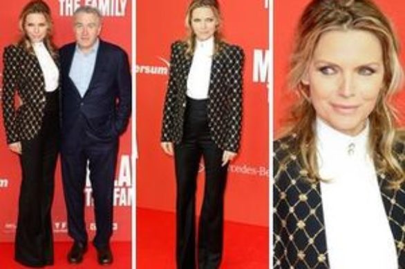 Michelle Pfeiffer w zestawie z domu mody Alexander McQueen