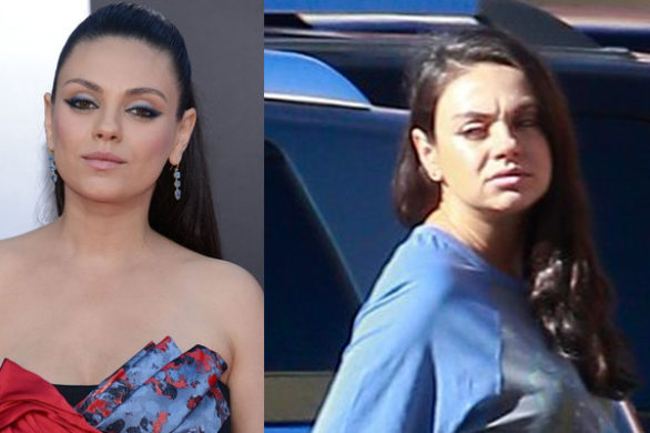 Jak zobaczycie brzuch Mili Kunis zrozumiecie, dlaczego ma taką minę