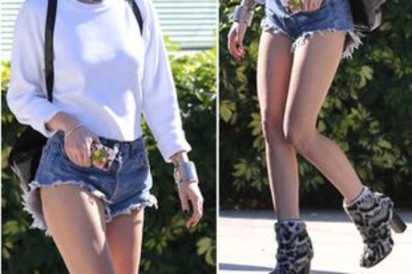 Zgadniecie, która gwiazda założyła tak krótkie szorty?