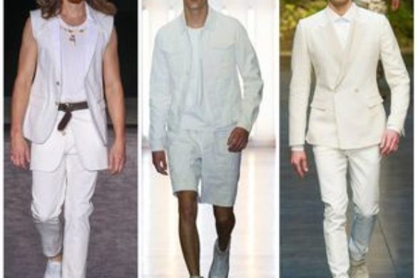 Męski trend: biały total look