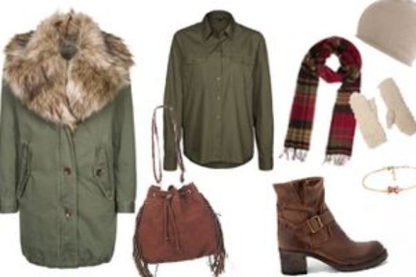 Zestaw dnia: styl militarny