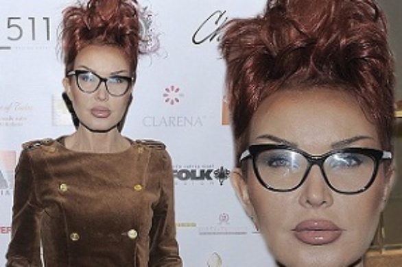 Eva Minge cała w brązie