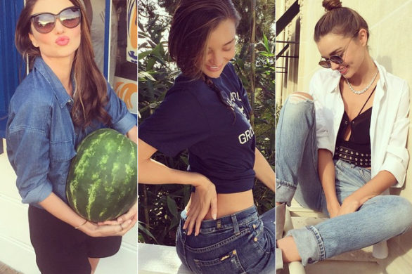 Miranda Kerr kocha jeans! (FOTO)