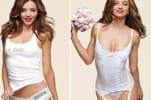 Miranda Kerr w ślubnej kolekcji Victoria’s Secret 2013