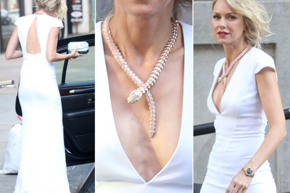 Naomi Watts na szyi zawiesiła węża (FOTO)