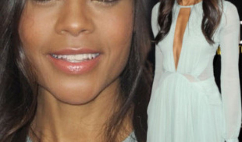 Naomie Harris w Burberry Prorsum Naomie Harris w Burberry Prorsum