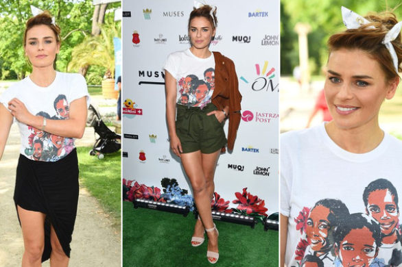 Jedna bluzka dwie stylizacje – Natasza Urbańska przebiera się na imprezie