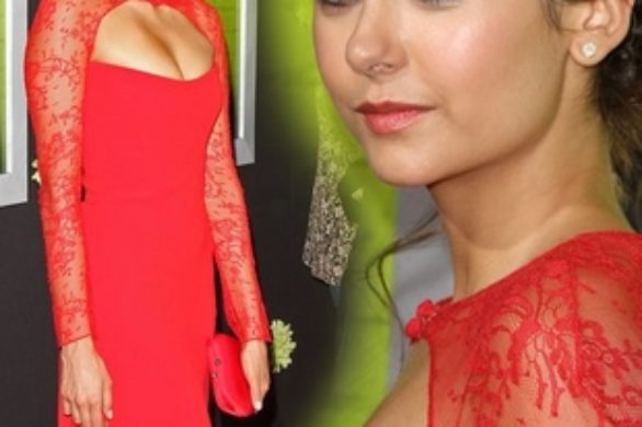 Nina Dobrev w sukience Reem Acra (FOTO)