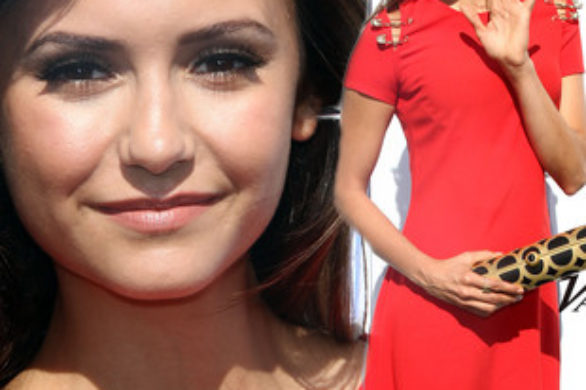 Nina Dobrev w Versus Versace