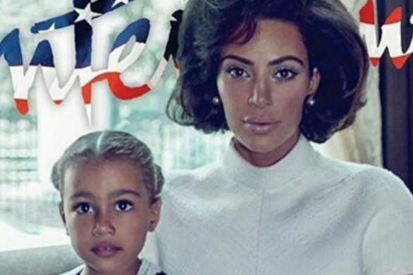 North już idzie w ślady mamy. 5-letnia córka Kim Kardashian w makijażu