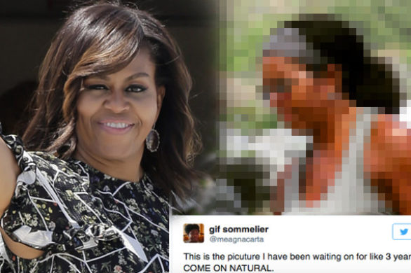 W końcu! Paparazzi przyłapali Michelle Obamę bez peruki! (FOTO)