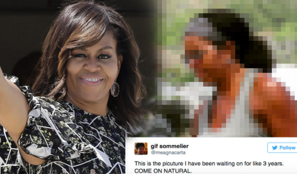 W końcu! Paparazzi przyłapali Michelle Obamę bez peruki! (FOTO)