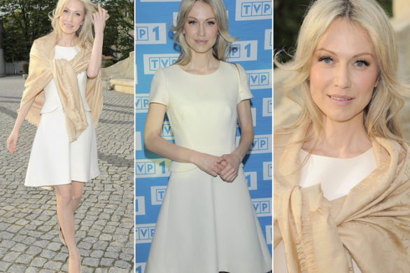 Magdalena Ogórek w szalu marki Louis Vuitton (FOTO)