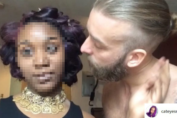 OMG! Facet zrobił makijaż swojej dziewczynie. Internetowe trolle go zjadły!