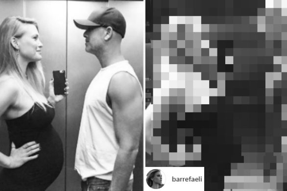 Bar Refaeli porównała ciążowe brzuszki: ten sam tydzień, ta sama sukienka…