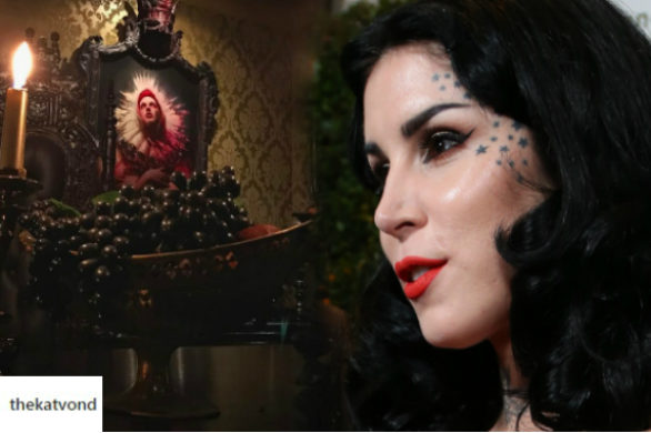 Kat Von D pokazała wnętrze swojego domu! Jest naprawdę mroczny!