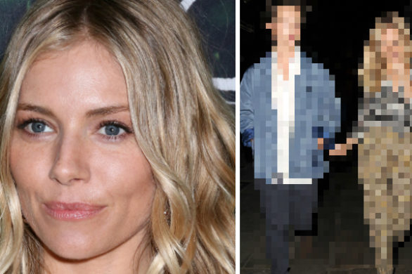 Sienna Miller łączy dwa zupełnie różne warianty kratki w jednej stylizacji