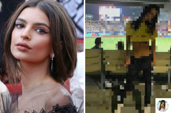 Jak to wygląda? Emily Ratajkowski łączy spodnie dresowe z butami na obcasach!