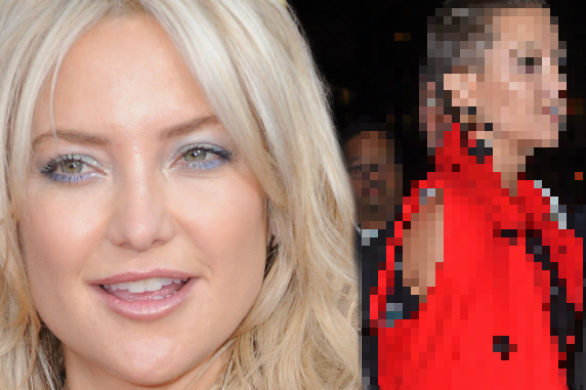 WOW! Kate Hudson z ogoloną głową w tej stylizacji zrobiła naprawdę wielką furorę