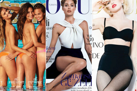 Supermodelki i gwiazdy kina na marcowych okładkach