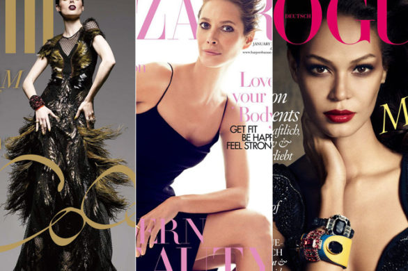 Trzy supermodelki na sześciu zimowych odkładkach (VIDEO)