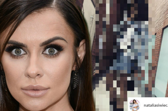 OMG! Natalia Siwiec w jeansowej stylizacji zmasakrowała nogi photoshopem!