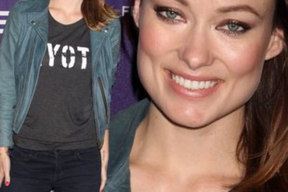Olivia Wilde na czerwonym dywanie w jeansach (FOTO0