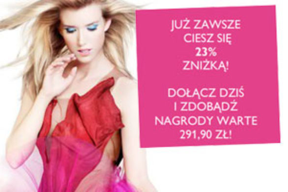 Kosmetyki z 23% zniżką i nagrody warte 291 zł