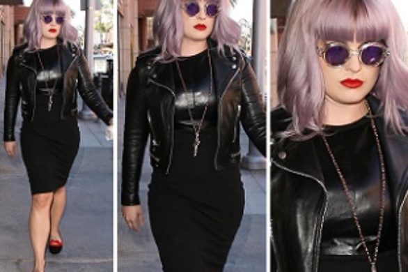Kelly Osbourne w czarnej mini (FOTO)