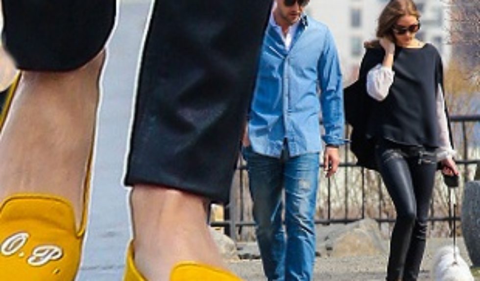 Olivia Palermo w logowanych butach Olivia Palermo w logowanych butach