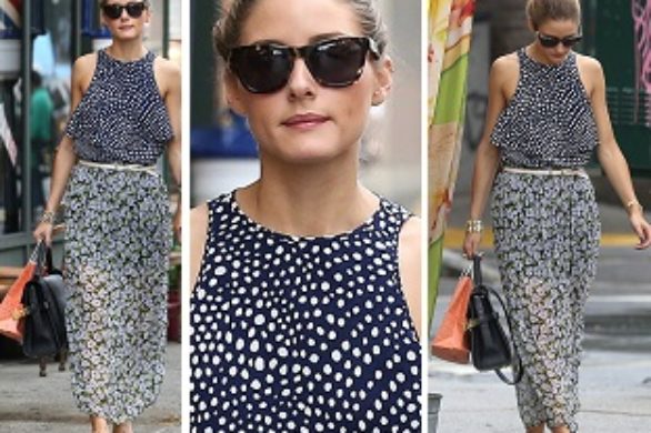 Olivia Palermo w kwiecistej spódnicy (FOTO)