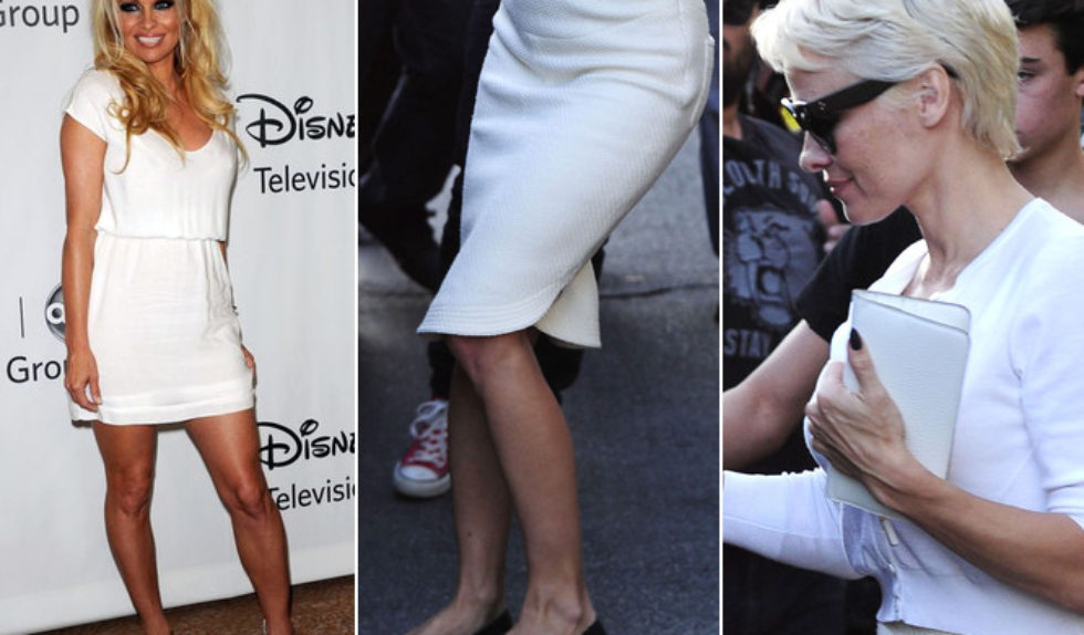 Pamela Anderson bez burzy włosów i szpilek! (FOTO)