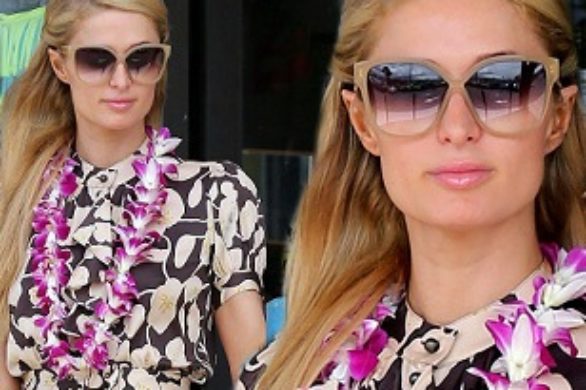 Paris Hilton w letniej sukience