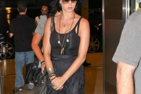 Katy Perry cała w czerni