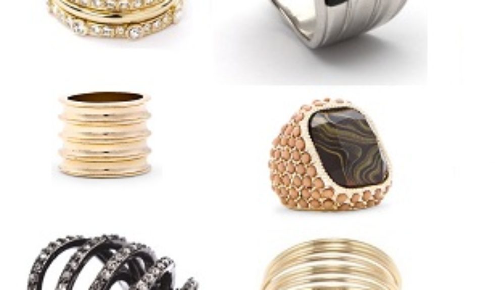 Pierścionki – kręgi z kolekcji jesień 2012