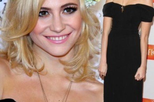 Pixie Lott w tym sezonie stawia na wianek (FOTO)