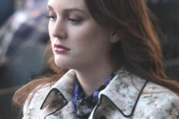 Leighton Meester na planie Plotkary