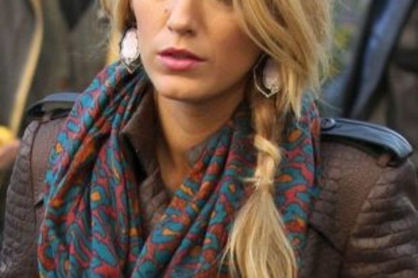 Blake Lively i Leighton Meester na planie Plotkary