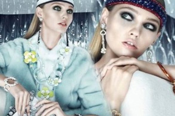 Sasha Pivovarova w kampanii Prada Resort 2013