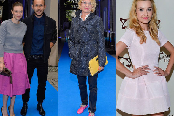Stylizacje gwiazd na premierze w Teatrze Kamienica