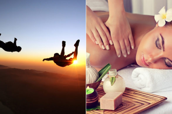 Co łączy weekend w SPA i skok ze spadochronem? Rzucamy wam świąteczne wyzwanie!