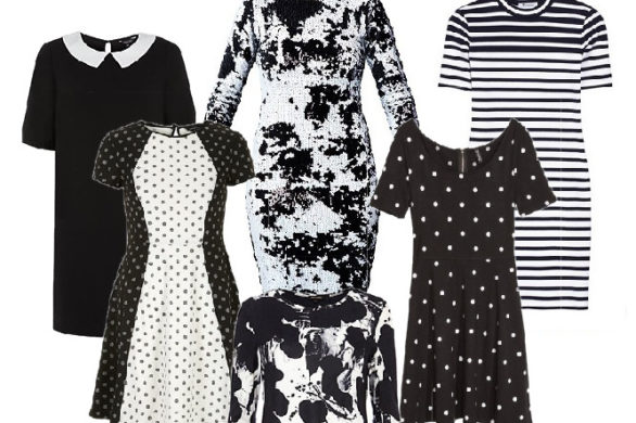 Przegląd czarno-białych sukienek