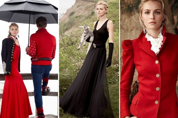 Valentina Zalyaeva w kampanii Ralph Lauren Holiday 2013