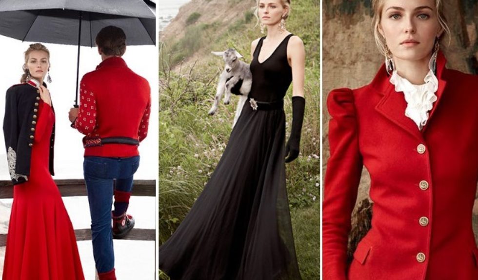 Valentina Zalyaeva w kampanii Ralph Lauren Holiday 2013 Valentina Zalyaeva w kampanii Ralph Lauren Holiday 2013