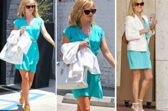 Reese Witherspoon po raz drugi w tym samym zestawie (FOTO)