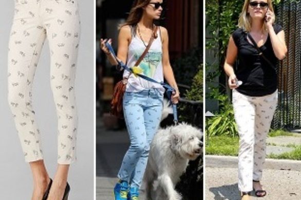 Gwiazdy uwielbiają jeansy w rowery od  Kylie Crop