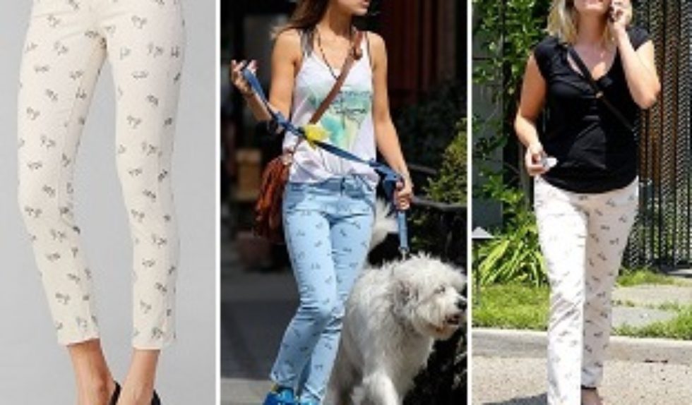 Gwiazdy uwielbiają jeansy w rowery od  Kylie Crop